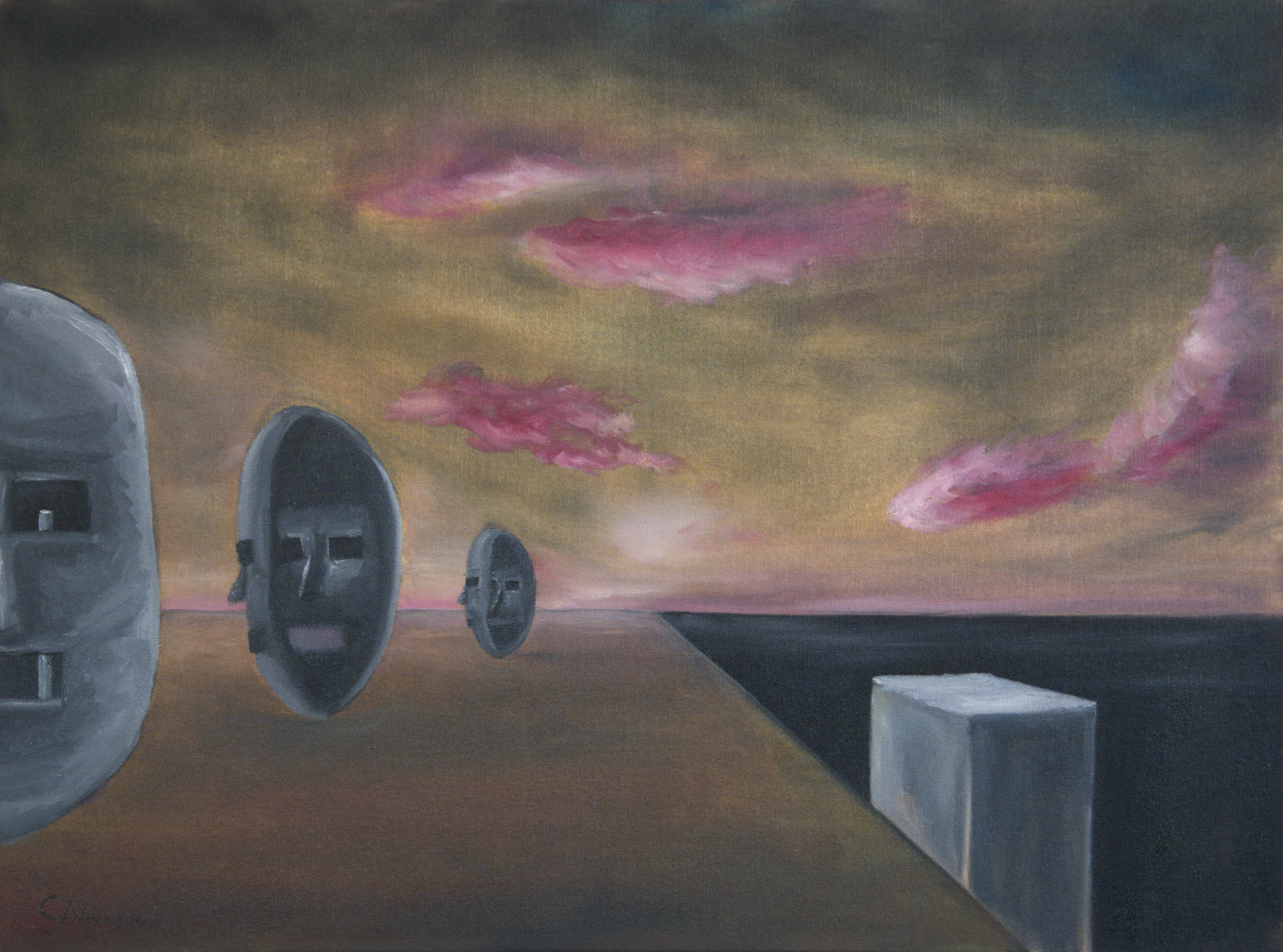 identity found - oil on canvas