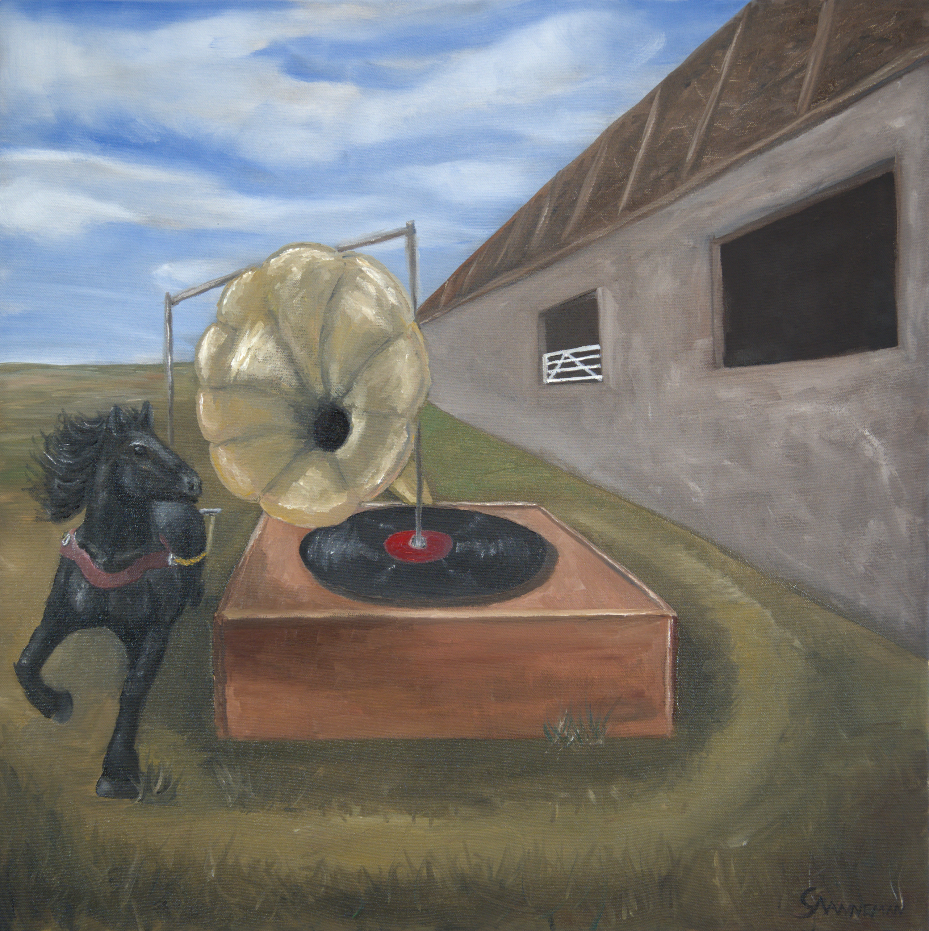 sisyphus — oil on canvas